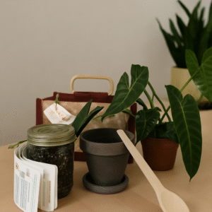 🪴 Kit Tropical Thérapie, Grande pousse - L’art (et la manière) de rempoter comme un·e pro